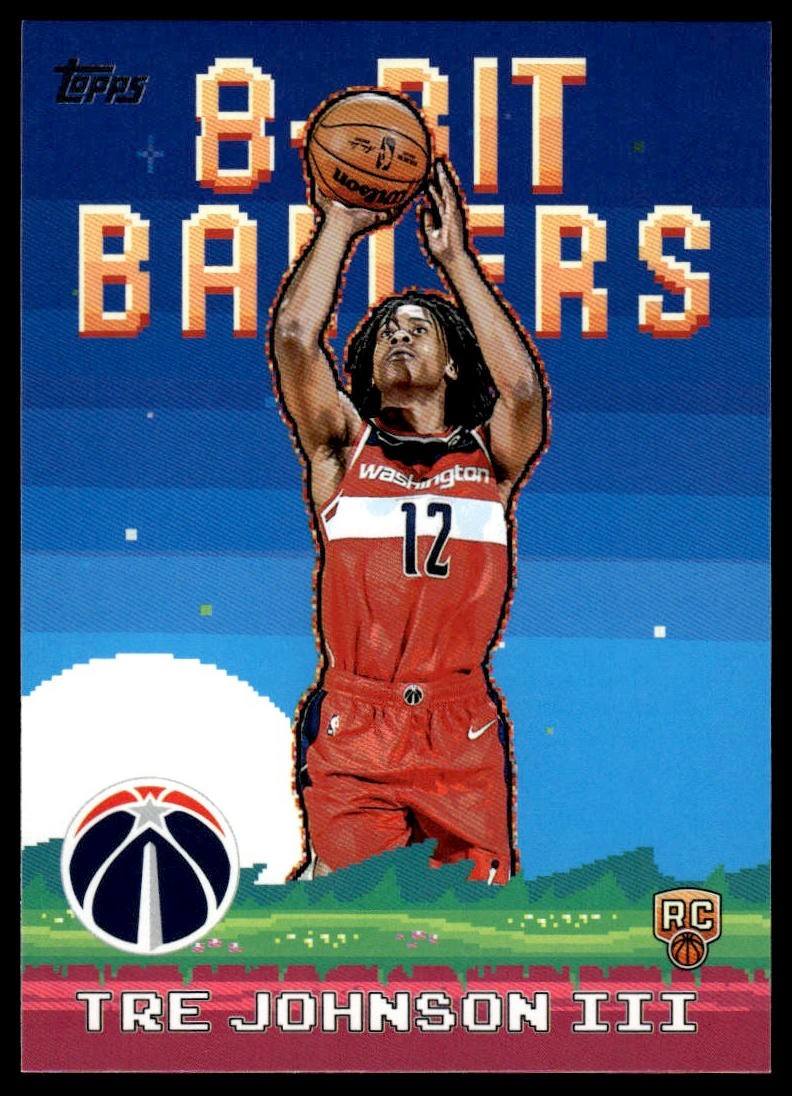2025-26 Topps #8B-36 Tre Johnson III 8-Bit Ballers