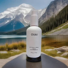 Brand New OUAI Anti-Frizz Crème Cream- Heat Thermal Protection-Full Size 6 oz