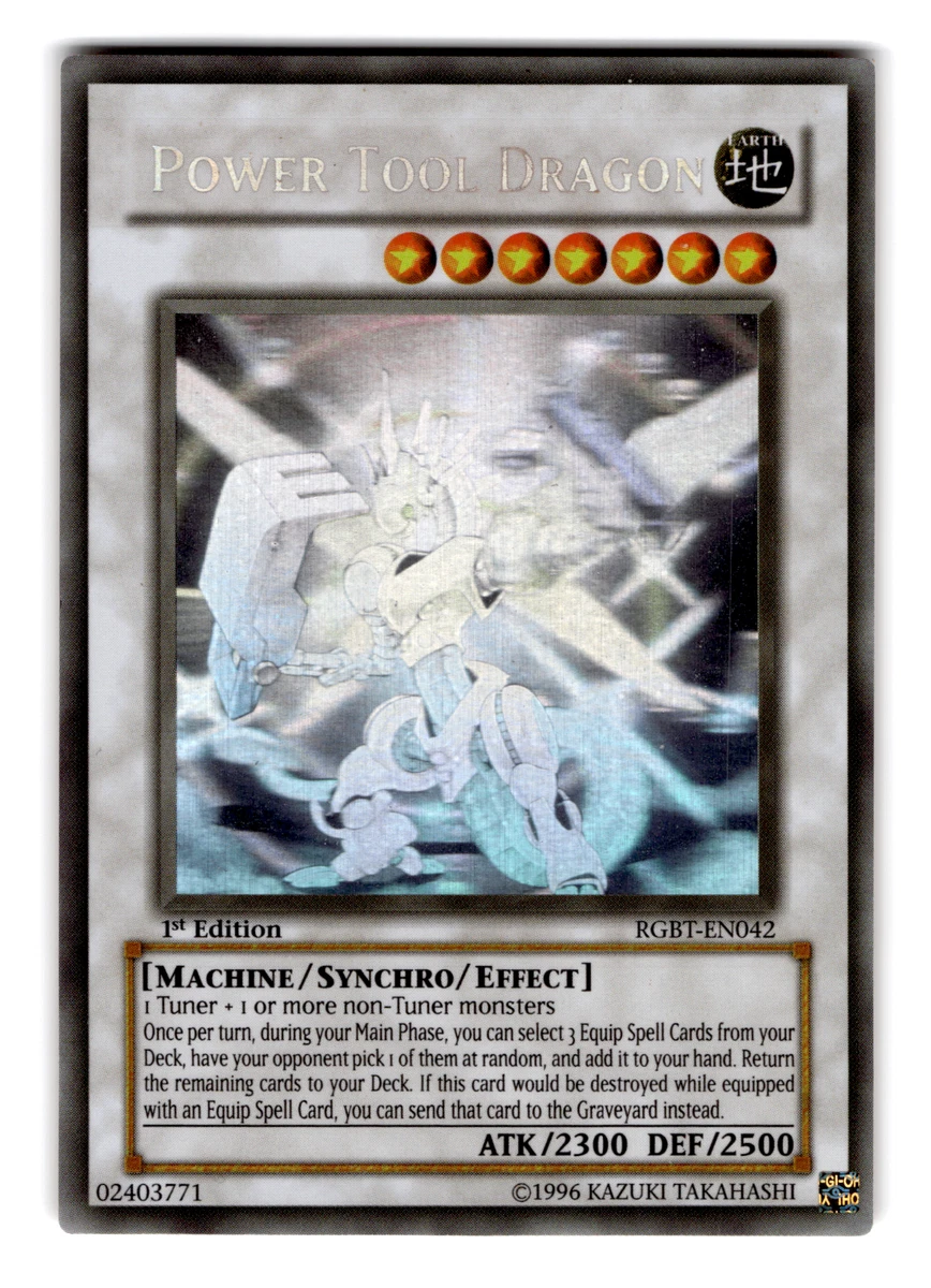 Power Tool Dragon Yu-Gi-Oh! TCG Individual Trading Card Games for