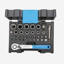 Gedore 666-U-20 1/4 Socket and Bit Set - 35 p...