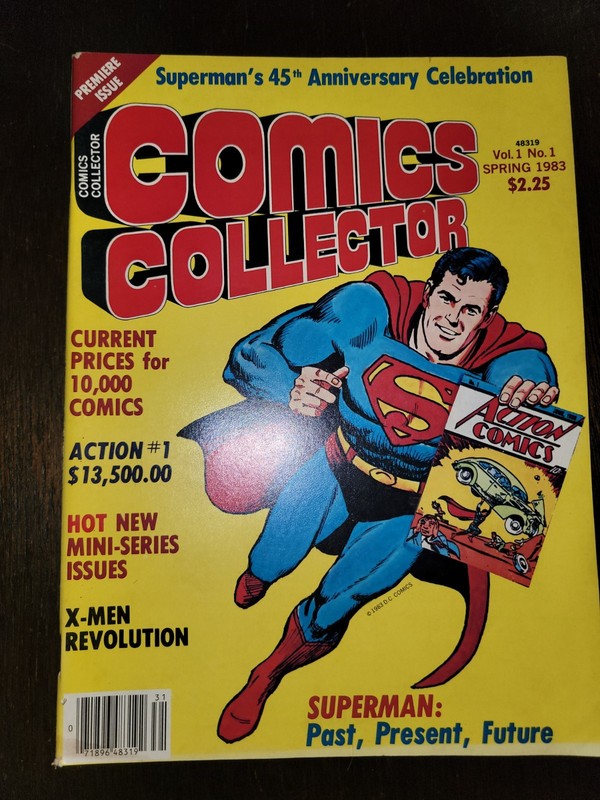 Comics Collector Magazine Spring 1983 Winter 1984 Superman #1 Rare 1st Print