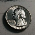 1958-D BU 90% Silver Washington Quarter #3