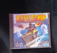 Battleship Surface Thunder - Hasbro 2000 - PC Video Game With Case/Manual