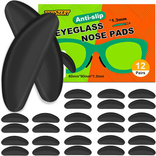 Eyeglass Nose Pads for Glasses - 1.3Mm Ultra Thin Silicone Anti-Slip Stick-On Gr