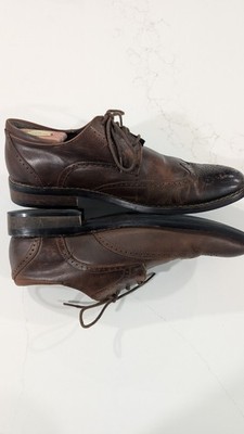 Joseph Abboud Mens Wingtip Oxford Size 10 Wide Brown Leather  display picture 3