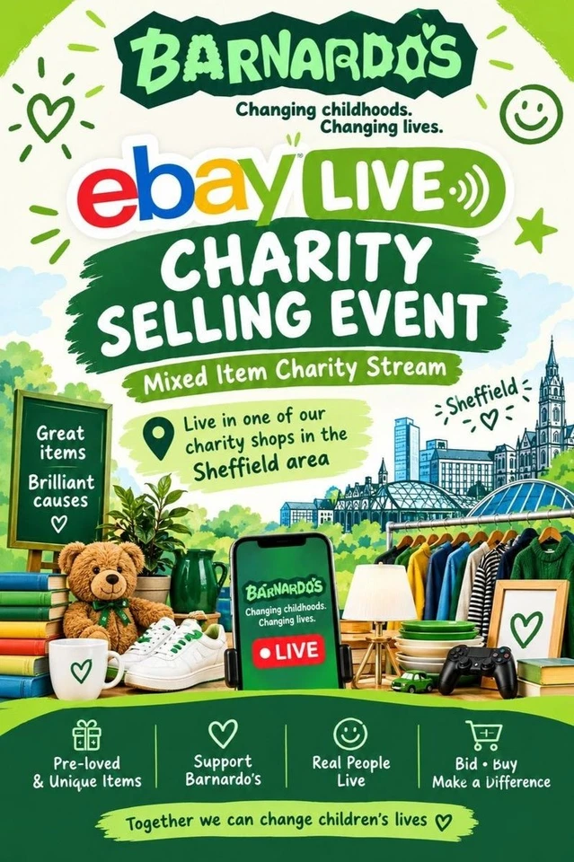 Barnardos Charity Live From Store ! Mixed Item Auction @Wath Store £1 Start