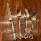 TOWLE OLD COLONIAL STERLING SILVER 4 PIECE PLACE SETTING - NO MONOGRAM
