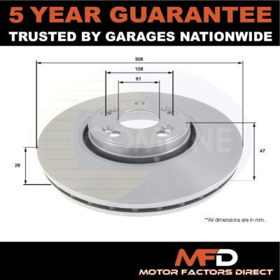 Fits Renault Espace Laguna 2.0 dCi 2.2 2.9 3.0 MFD Front Brake Disc #1