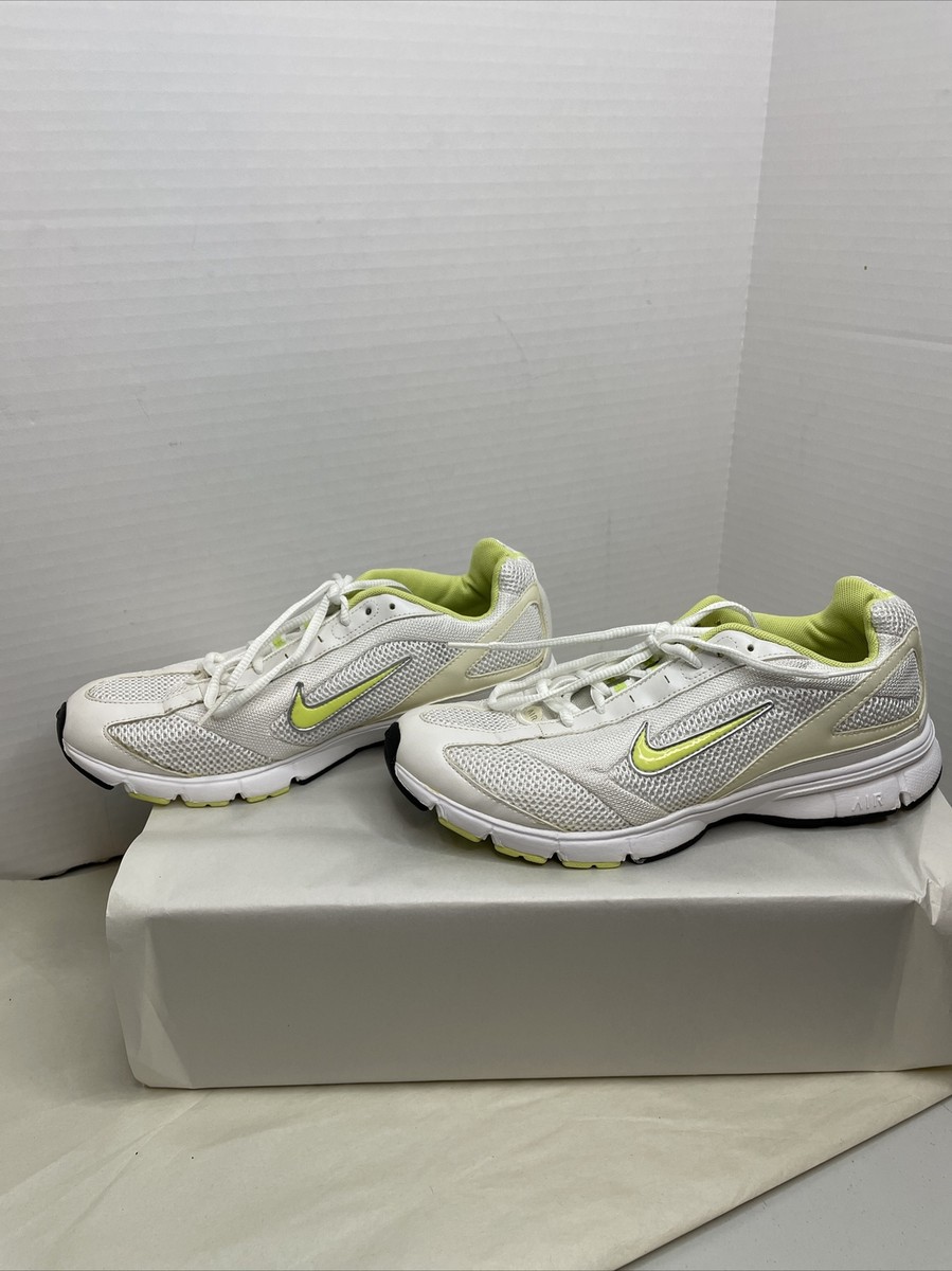 Vintage Y2K Nike Air Track Star Running Shoes White Yellow
