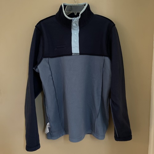 NUEVO Suéter Columbia Para Hombre Talla SM Pullover A Presión Azul Marino, Azul, Azul Verde Borde - Imagen 5 de 12