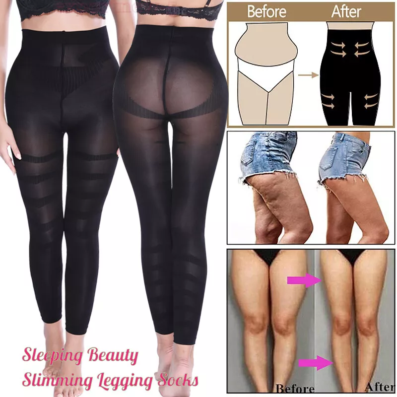 Anti-Cellulite Compression Leggings Leg Shaper High Waist