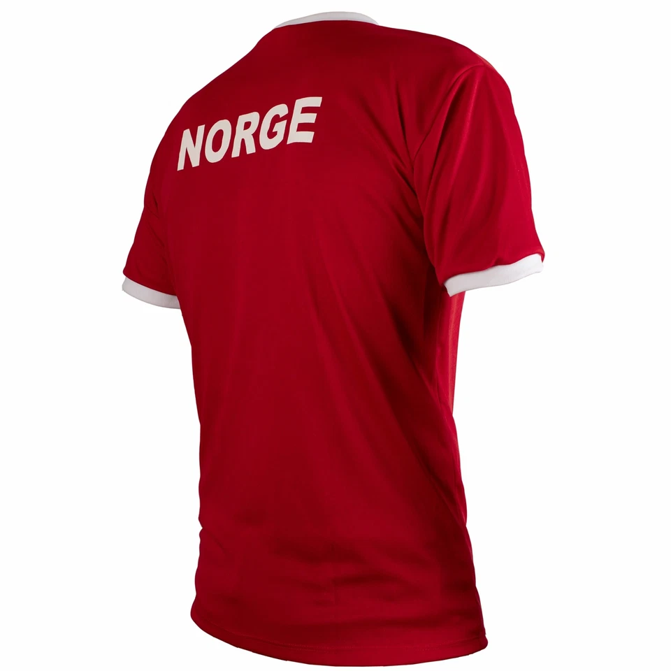 Noruega Camisa Retro Fútbol Manga Corta Hombre Camiseta - Imagen 4 de 4
