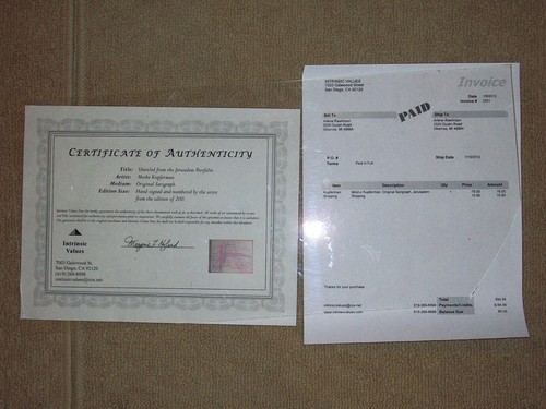 New Original Serigraph--COA--Hand-Signed & Numbered--"Untitled" Moshe Kupferman - Bild 8 von 8