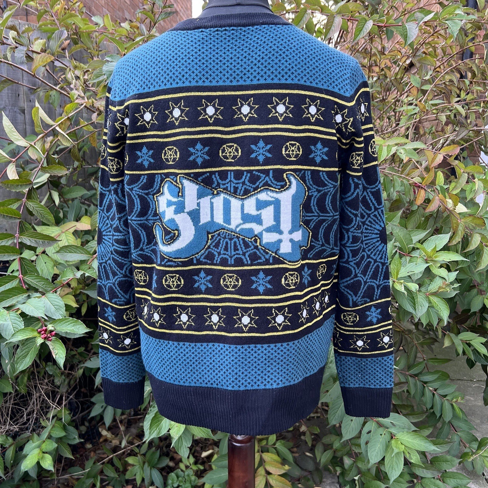 EMP GHOST Signature Collection Band Christmas Xmas Knit Jumper Sweater