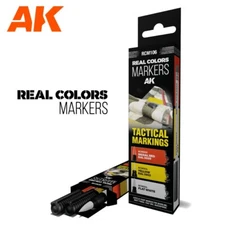 AK Interactive: Tactical Markings - Acrylic Paint Marker Set - RCM106