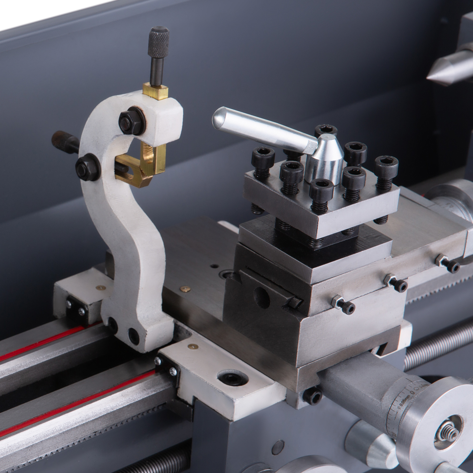 CRENEX 1100W Mini Metal Lathe Digital Drilling Machine 22x60cm Wood