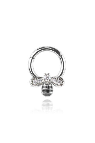 20G 18G 16G 14G Acero con bisagras segmento nariz anillo tabique clicker aro daith - Imagen 17 de 33
