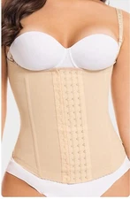 M&D C4053 - WAIST TRAINER , FREE BUST, COVERED BACK AND STRAPS Size L