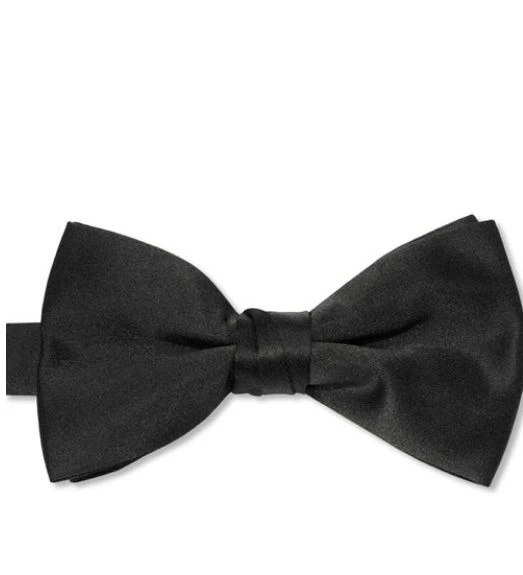 NUEVA Pajarita de Esmoquin Ajustable Pre Atada Calidad Para Hombres Negra Satén Calidad  Foto 2 de 4