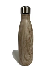 17 Oz Double-Wall Stainless Steel Vacuum Water Bottle Mocha.