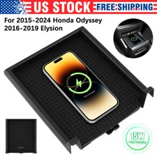 Car Wireless Phone Charger Pad Fast Charge Mat 20W for Honda Odyssey Elysion