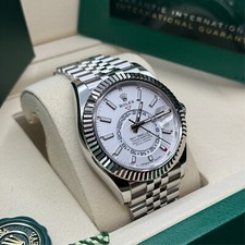 Rolex Sky-Dweller NEW 2024 Intense White Dial Jubilee - Fluted Bezel 42MM Steel 3