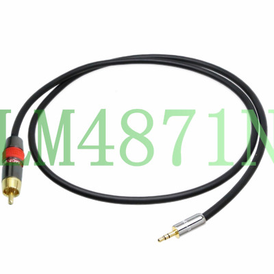 Audio adapter Cable Chord Mojo Hugo-2 IBasso RCA 3.5 1/8 TRS/TS Canare L2T2S 3FT