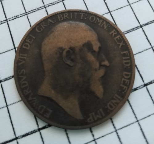 One Penny 1904, British, EVIIR - Picture 2 of 4