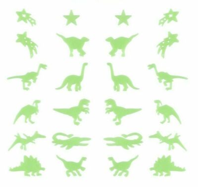 Lustiges Dinosaurier Nachtpaket Glow In The Dark Nacht Aufkleber für Kinder Spaß Spielzeug Party