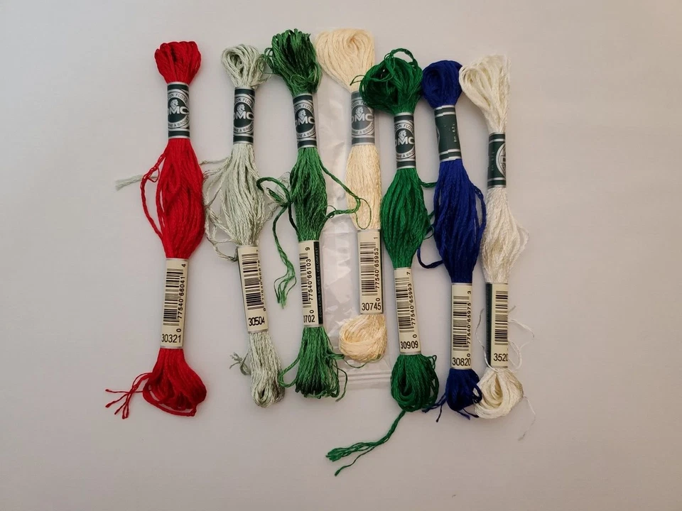 DMC Iris Rayon Needlework Embroidery Floss Thread Lot 14 Skein Multi Color - Image 2 of 4