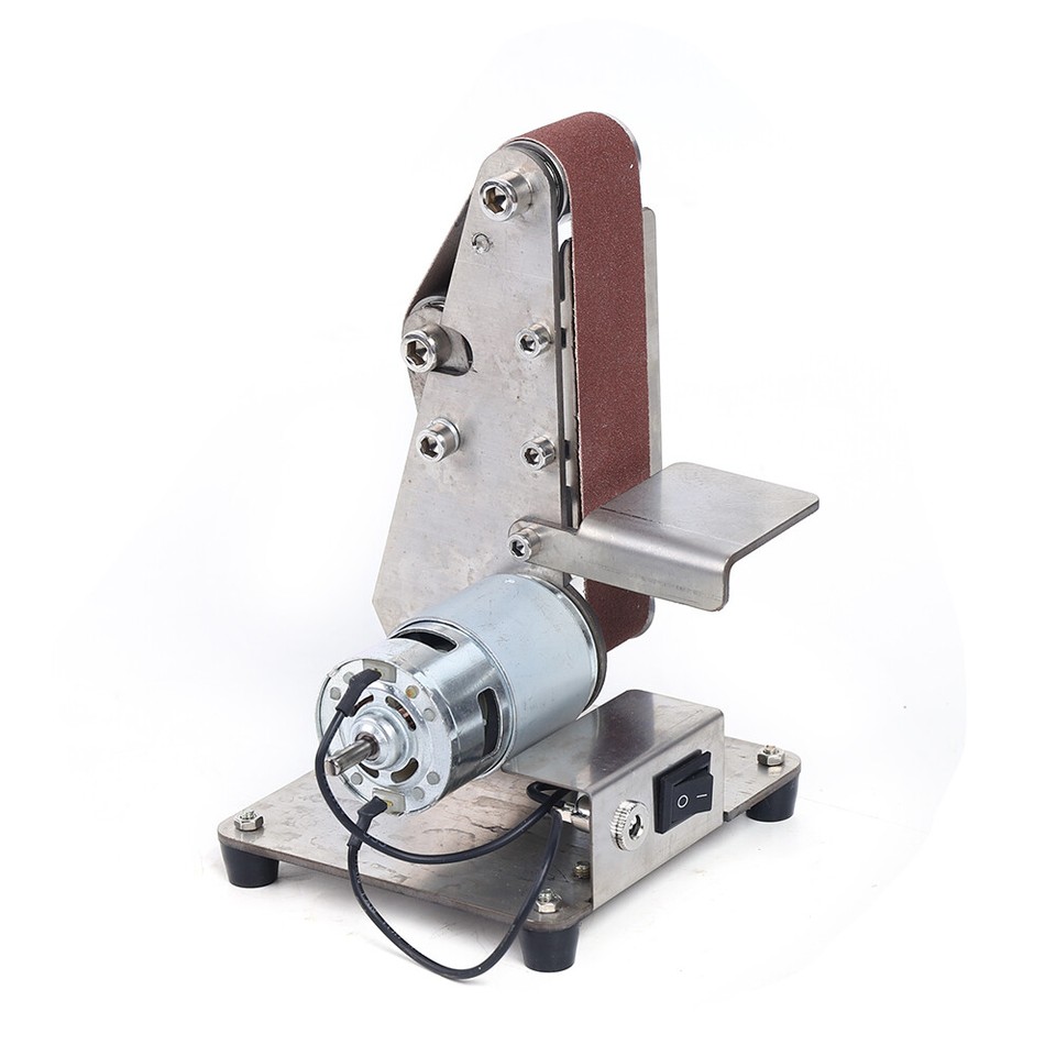 DIY Mini Belt sander Knife Apex Edge sharpener Polishing Grinding ...