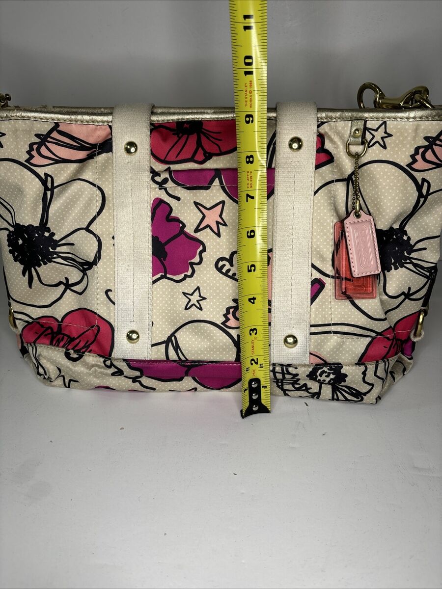Coach B1294-F17148 Poppy Floral Crossbody Purse Handbag Very Coach B1294-F17148 Poppy Floral Crossbody Purse Handbag Very