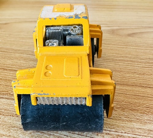Vintage 1980s Tootsietoy Road Roller 3.5” Die Cast Construction Toy Car Vehicle - Picture 3 of 7