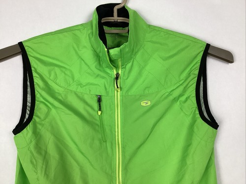 Sugoi Versa Evo Cycling Vest with Magnetic Closure Mens Size M Neon Green - Picture 2 of 12