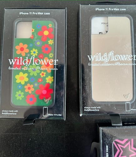 WildFlower Case IPhone 11 ProMax Case Lot of 5 Limited Edition - Picture 2 of 9