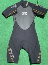 Body Glove Pro-2 2.1 Black Yellow Gold Spring Shorty Wetsuit Juniors Sz 10