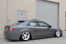 HIC USA 2009 to 2014 TSX Euro R sedan rear window visor + side visors ((combo))
