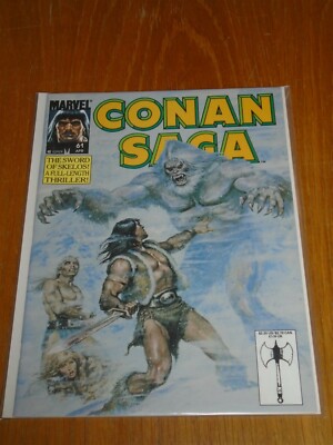 CONAN SAGA #61 MARVEL US MAGAZINE APRIL 1992 --