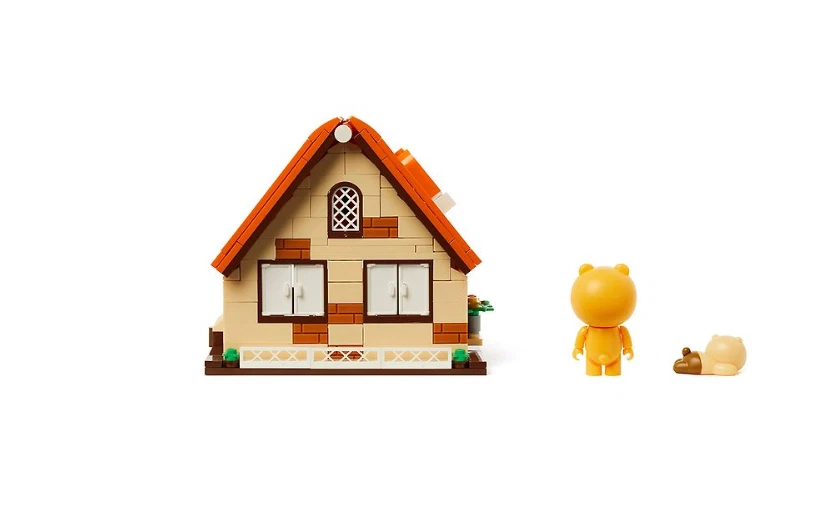 Kakao Friends Brick Figure Rachun House Ra & Chun - Image 3 of 4