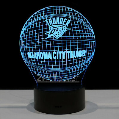 Oklahoma City Thunder OKC Chris Paul Westbrook LED Light Lamp Collectible Gift
