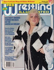 Dusty Rhodes Dec 1983 Pro Wrestling Illustrated PWI Magazine Wahoo Poster