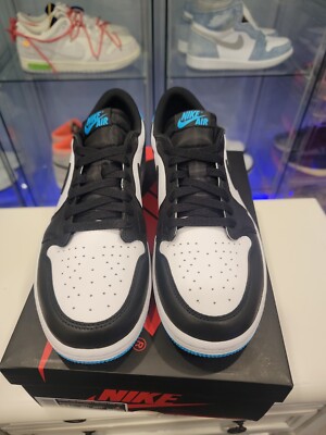 Air Jordan 1 Retro Low Og ( Dark Powder Blue ) ( Size 11.5 W