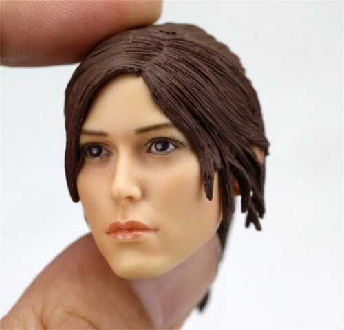 Game Ver. Lara Croft Head Carved 1/6 Scale DIY 12'' Action Figure - Picture 2 of 10