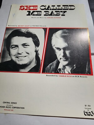 ''She called me Baby'' Mickey Gilley, Charlie Rich 1963 VG B2
