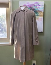 Womens London Fog Overcoat With Zip In Liner and Removable Hood Size PM