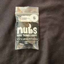 NUBS Finger Caddies - Thumb and Finger Sleeves to Prevent Golf blisters Black Sm