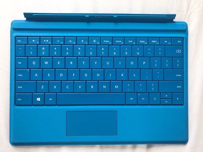 Microsoft Surface 3 Cover Keyboard  w/Backlighting   CYAN