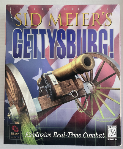 Sid Meiers Gettysburg, 1997, Big Box, New & Sealed -Box Has Compression As Shown - Picture 1 of 6