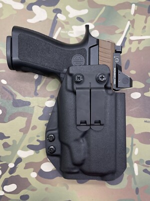 Black Kydex IWB Holster for Sig Sauer P320 X Carry Foxtrot 1X