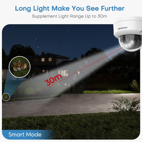 Hikvision Original 4MP DS-2CD2143G2-LI Dual Light 2.8mm IR IP Camera H.265+ IP67 - Picture 19 of 21